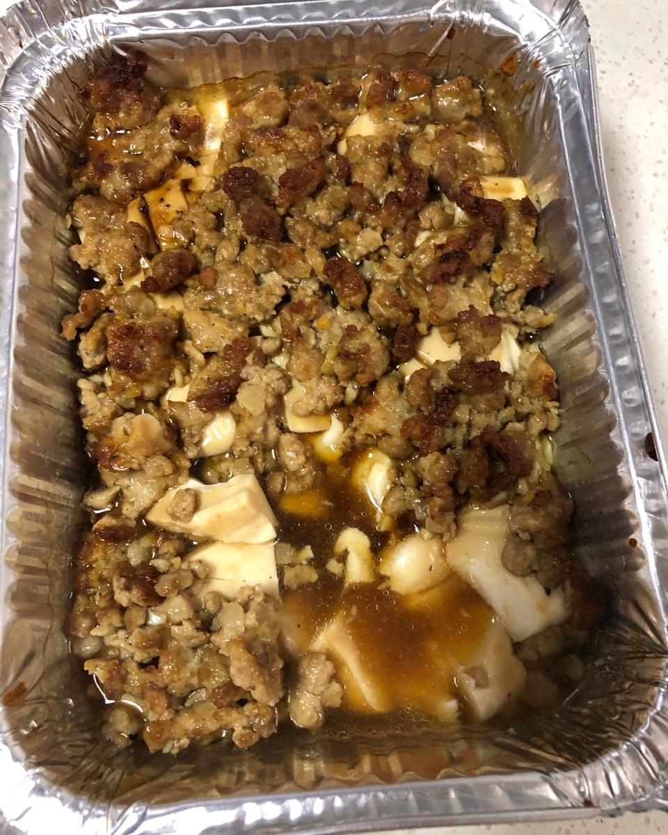 烧烤摊的招牌———锡纸烤豆腐
