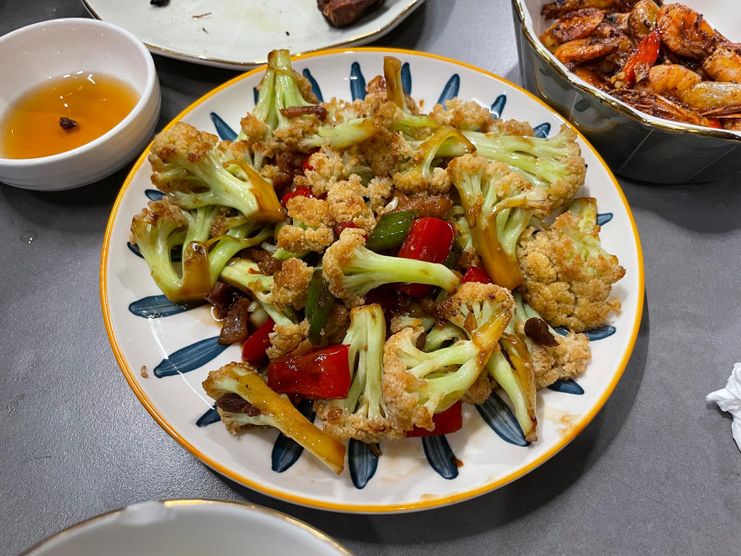 和饭店一个味道的干锅花菜