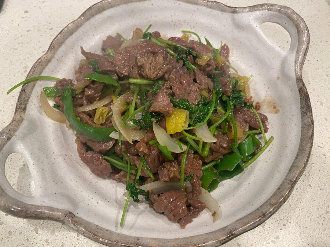 小炒黄牛肉的做法
