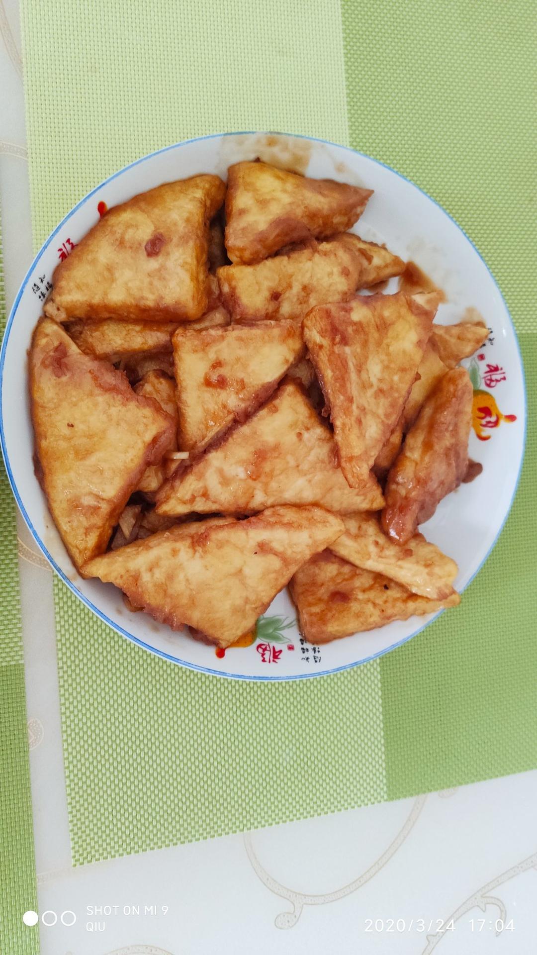 无敌好吃的香煎豆腐