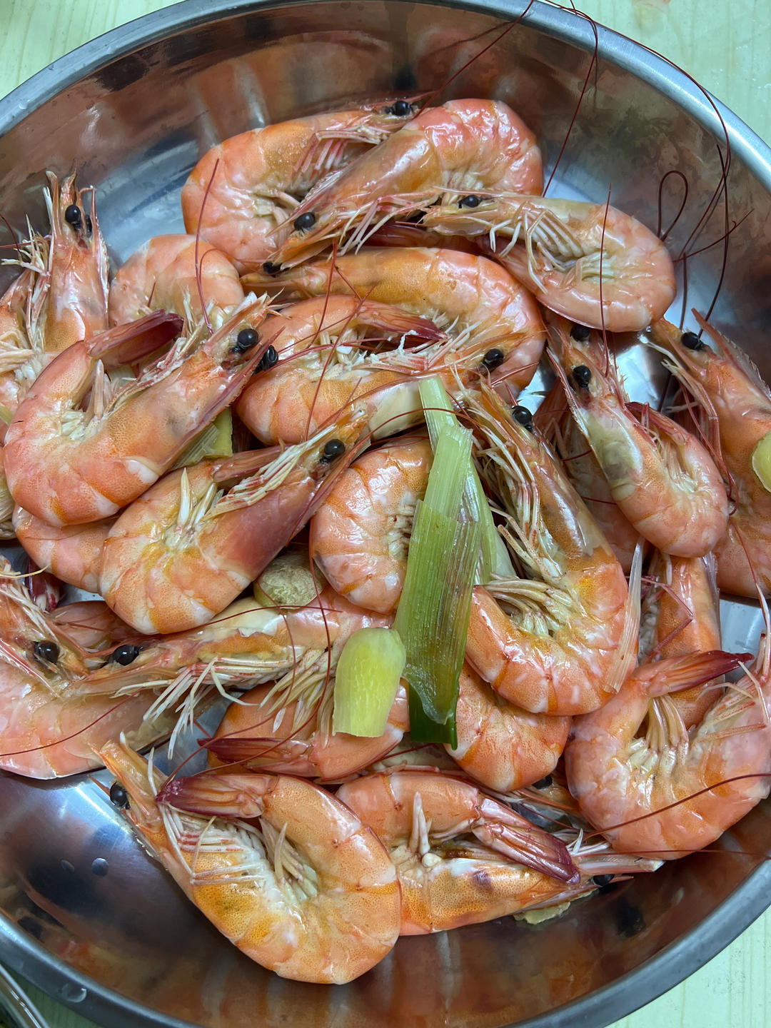 最简单的白灼虾（水煮）盐水基尾虾
