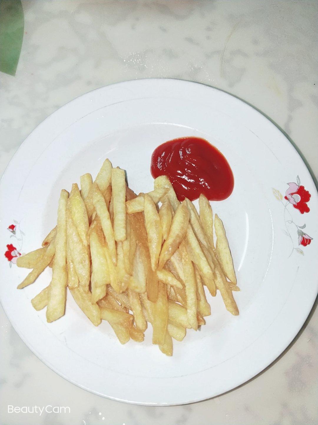 最简单快速无需淀粉无需冷冻炸薯条