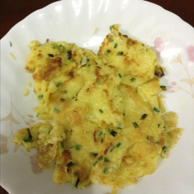 葱花鸡蛋饼