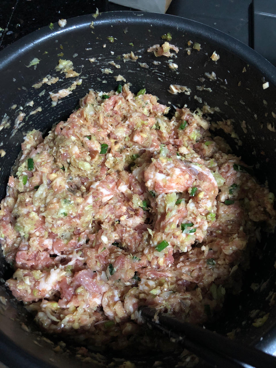 sweetdream做的白菜香菇肉馅饺子馅