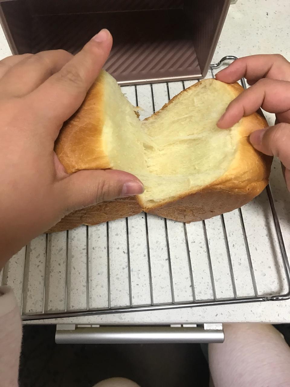 夺命软吐司(๑´ڡ`๑)超软拉丝极速方便的一次发酵吐司
