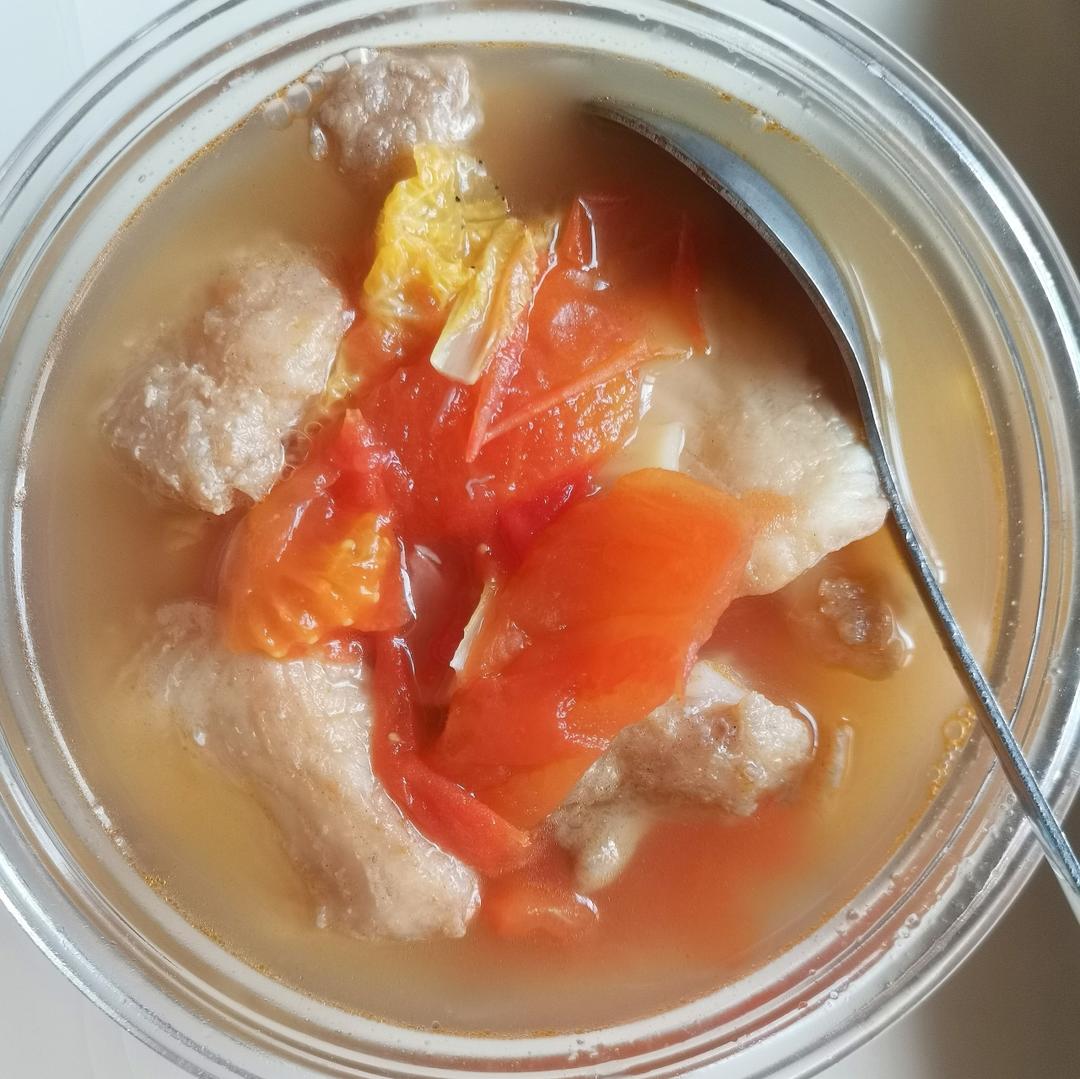 番茄娃娃菜巴沙鱼