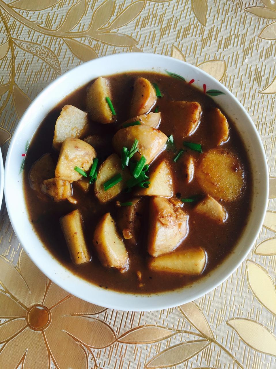 小耳朵涂涂匠做的葱油红烧芋艿