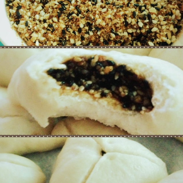 芝麻红糖三角包