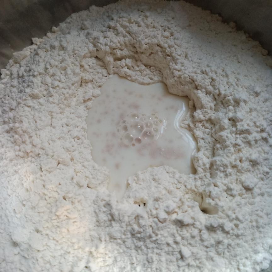 纯奶手撕吐司的做法 步骤1