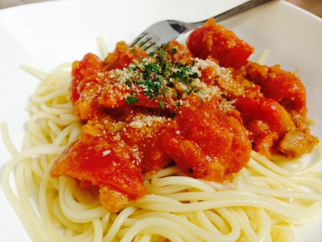 番茄肉酱意大利面