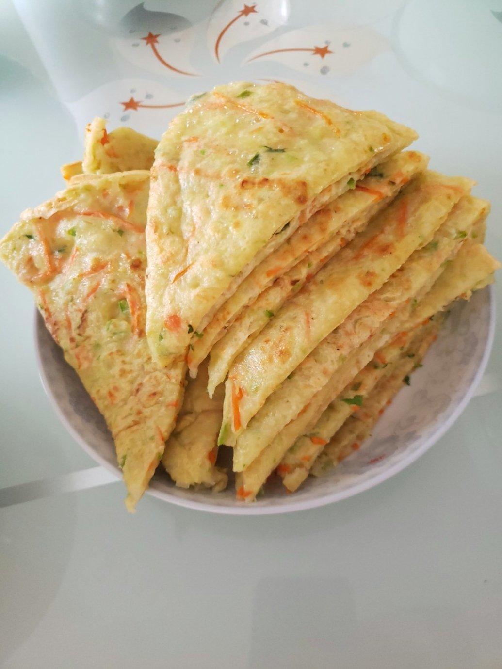 健康快手早餐蔬菜鸡蛋饼