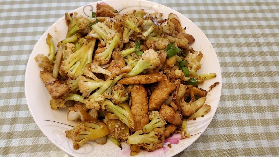 和饭店一个味道的干锅花菜