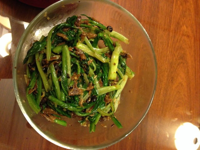 豆豉鲮鱼油麦菜