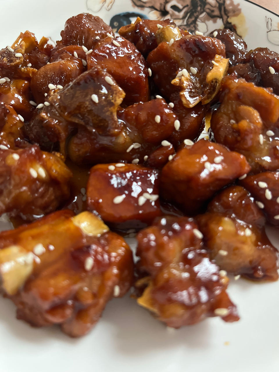 糖醋排骨（用少油，不炒糖色，家常做法，通俗易懂，甜酸适口）