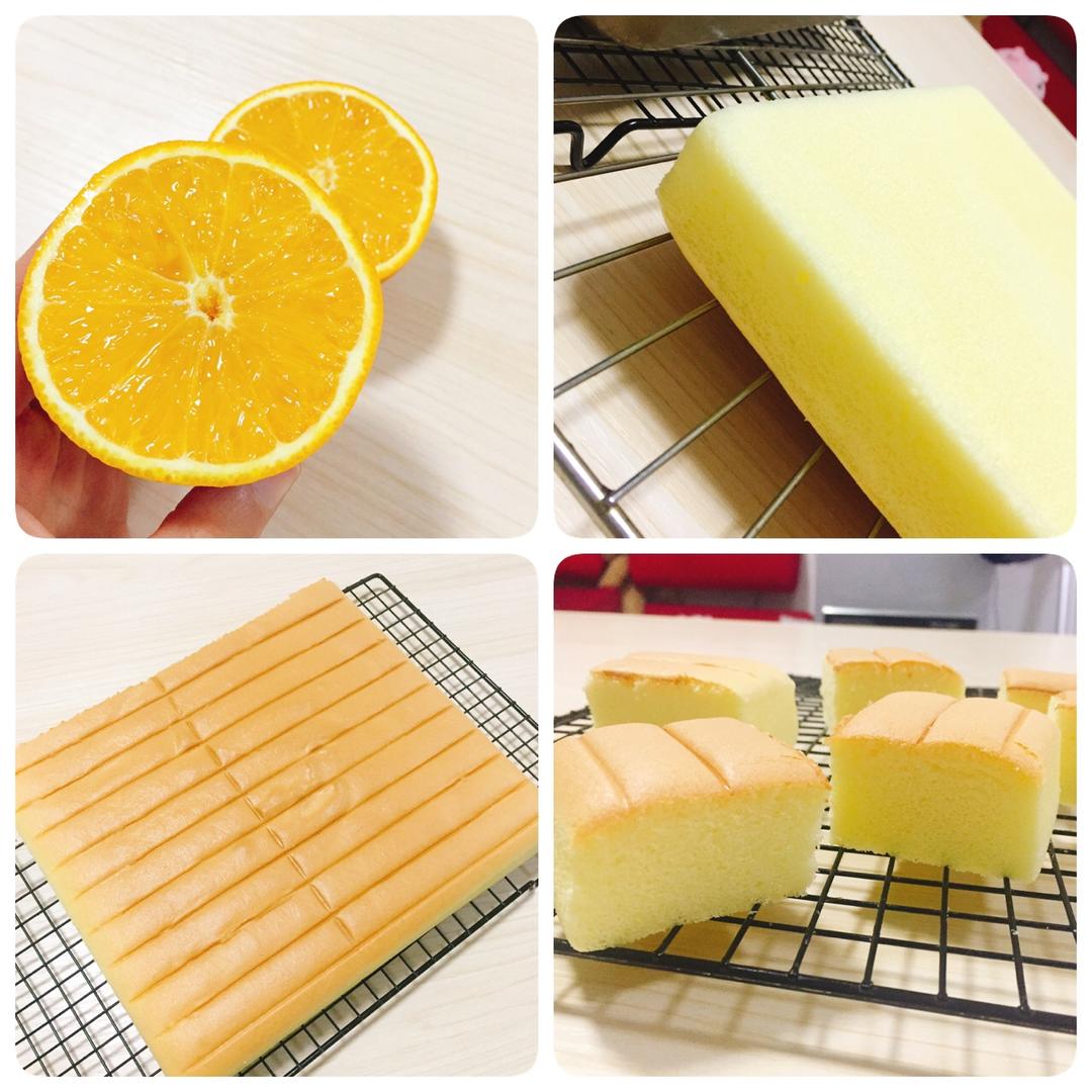 日式橙汁云朵蛋糕