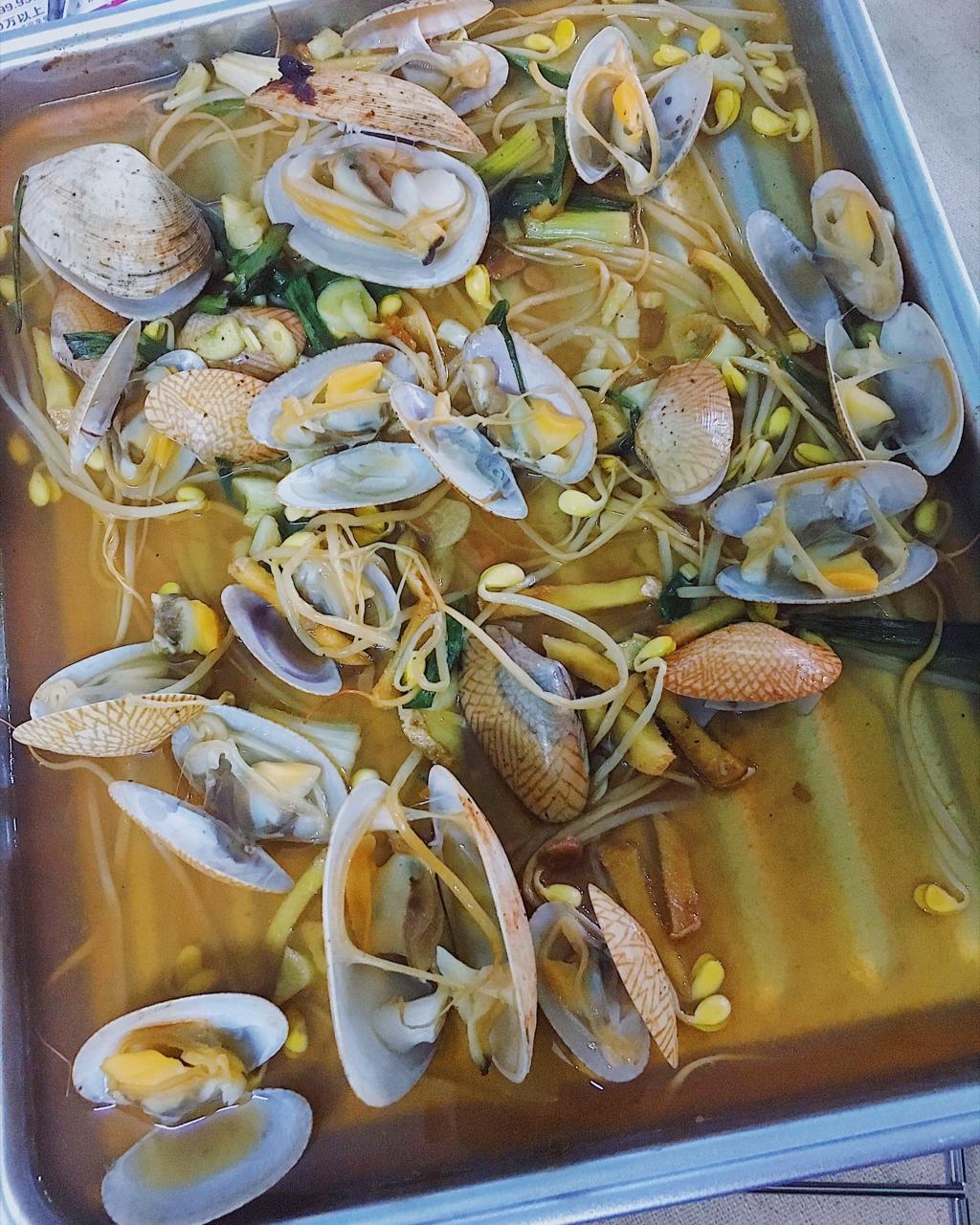 简单烤海鲜小小杂烩