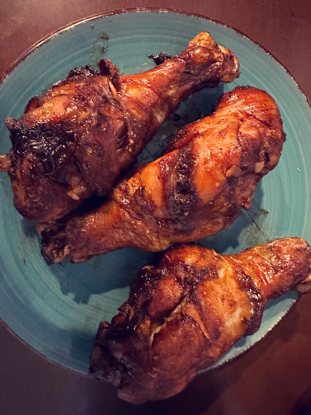 空气炸锅烤鸡腿，鲜嫩多汁