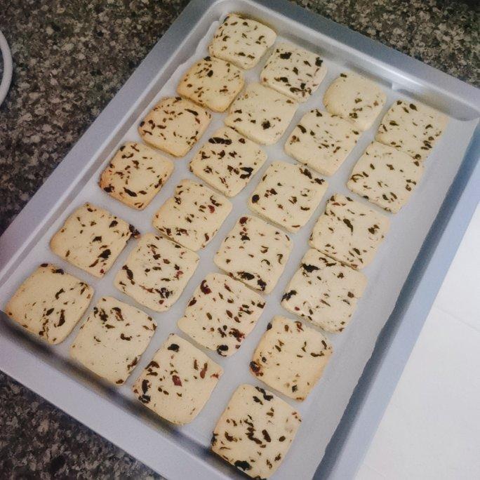 低糖少油版蔓越莓饼干