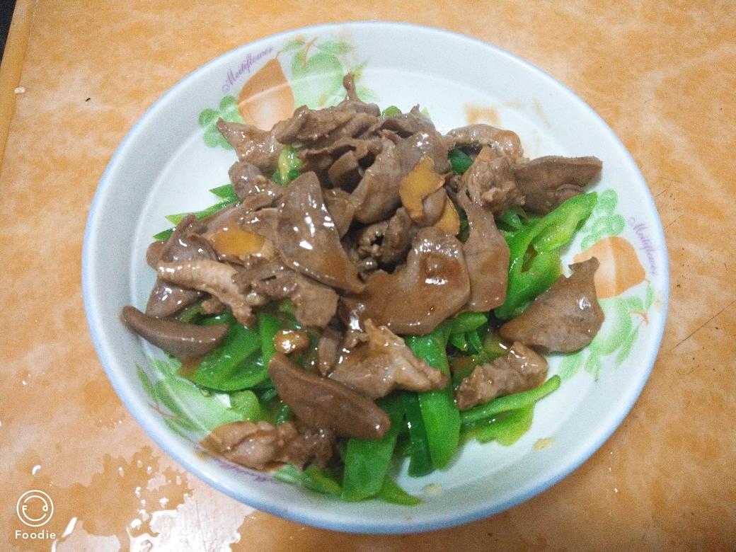 青椒炒猪脷(猪舌)的做法