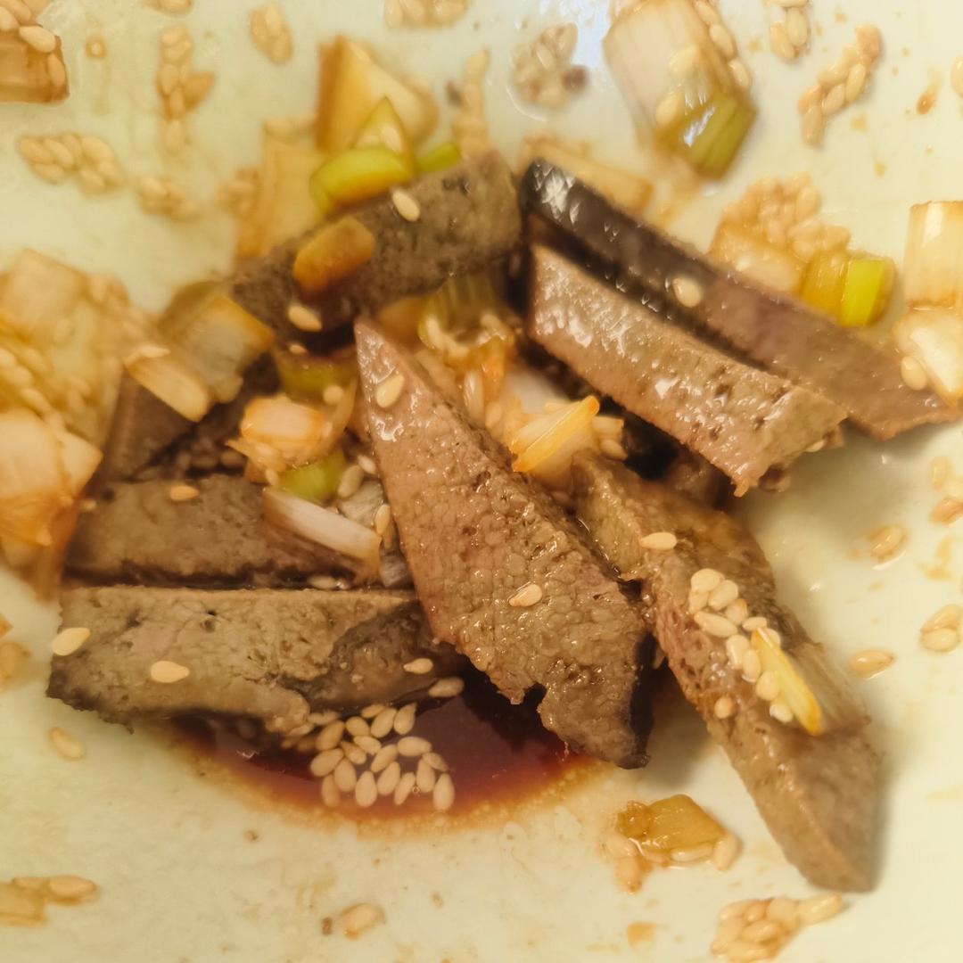 下酒菜｜拌腊猪肝｜腊味的家常做法