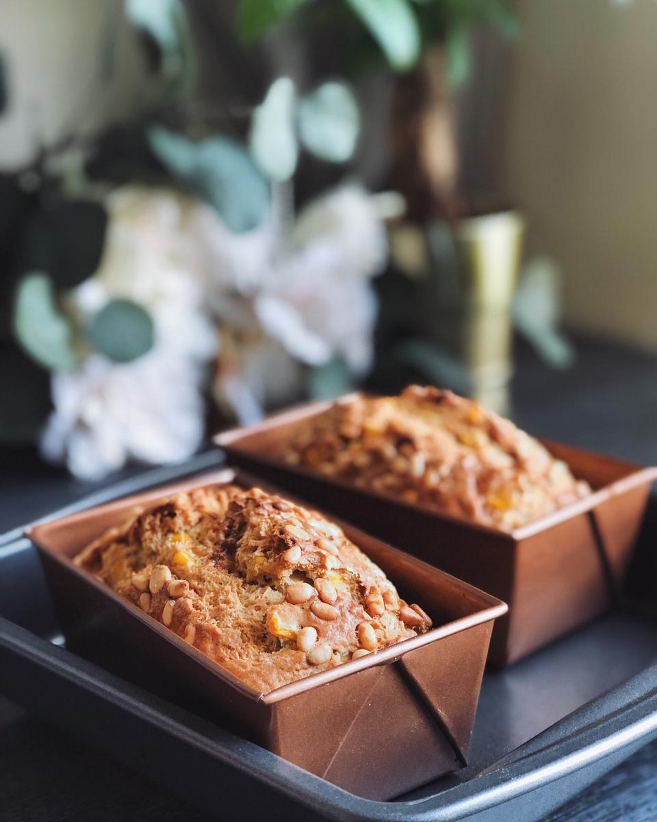 松仁玉米快手面包丨健康·烘焙