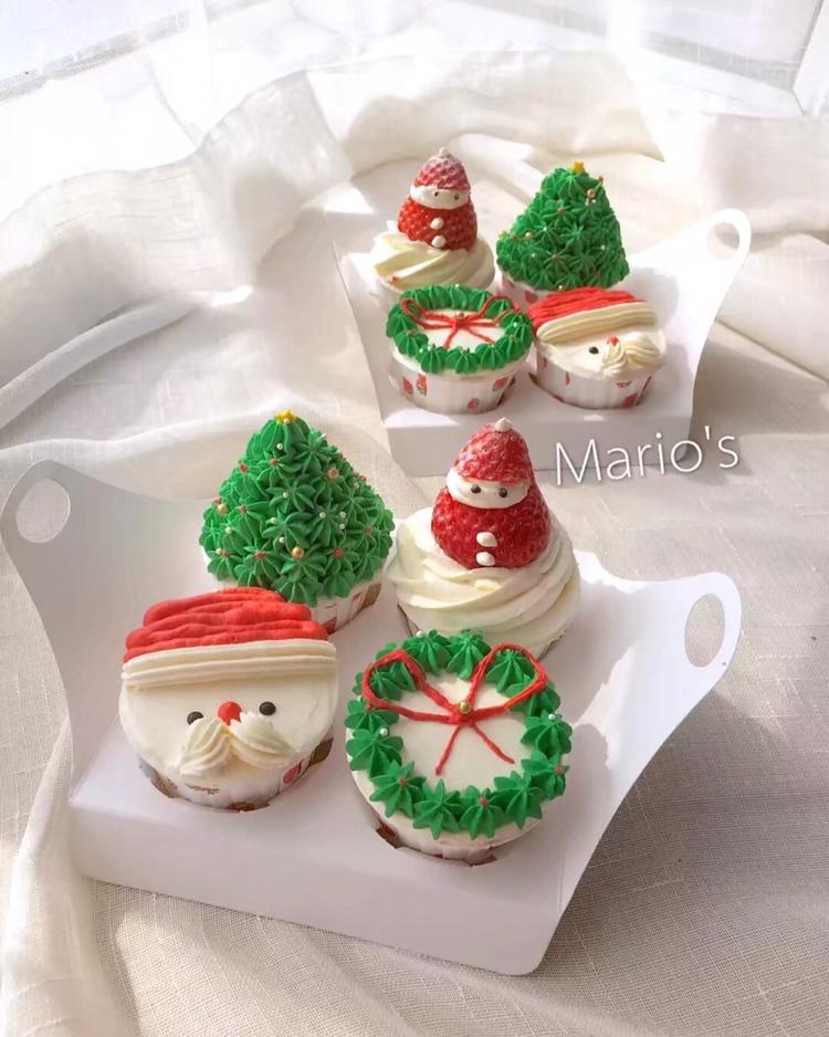 🎄圣诞纸杯蛋糕🍓