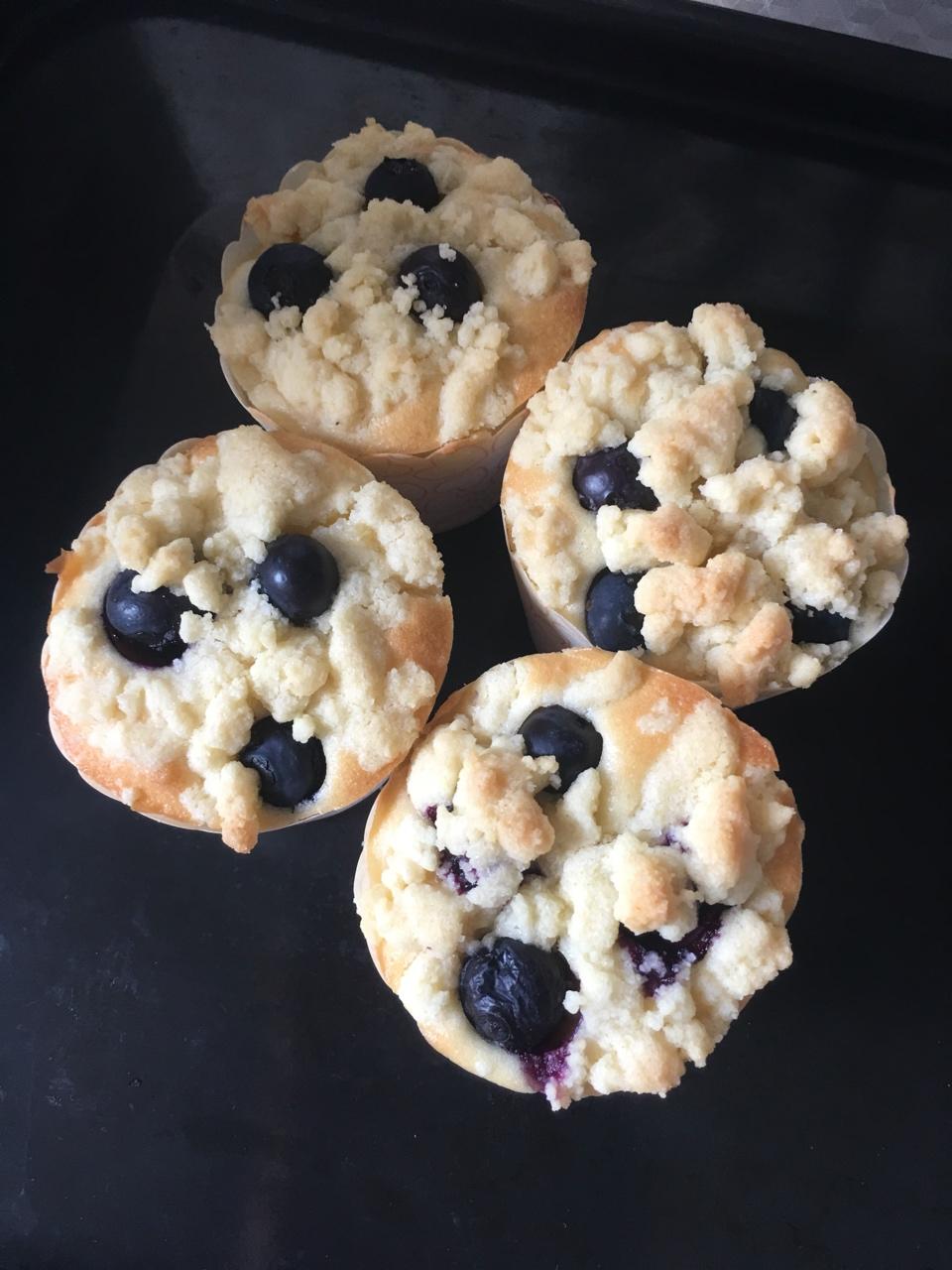 金宝顶爆浆蓝莓乳酪马芬（PH+川上文代）