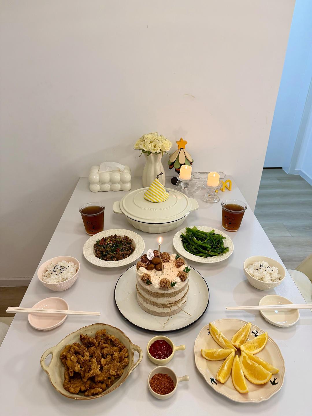 秋冬限定伯爵红茶栗子裸蛋糕