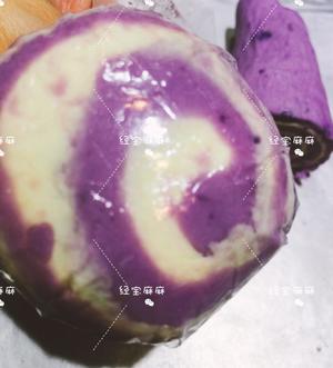 紫薯木薯绿豆酥的做法 步骤3