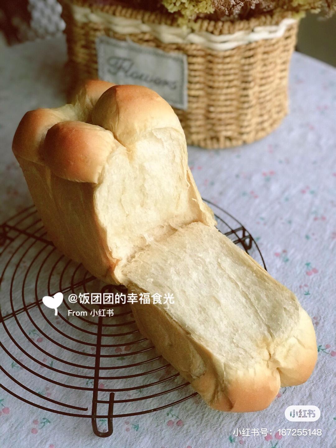 纯奶手撕吐司的做法 步骤1