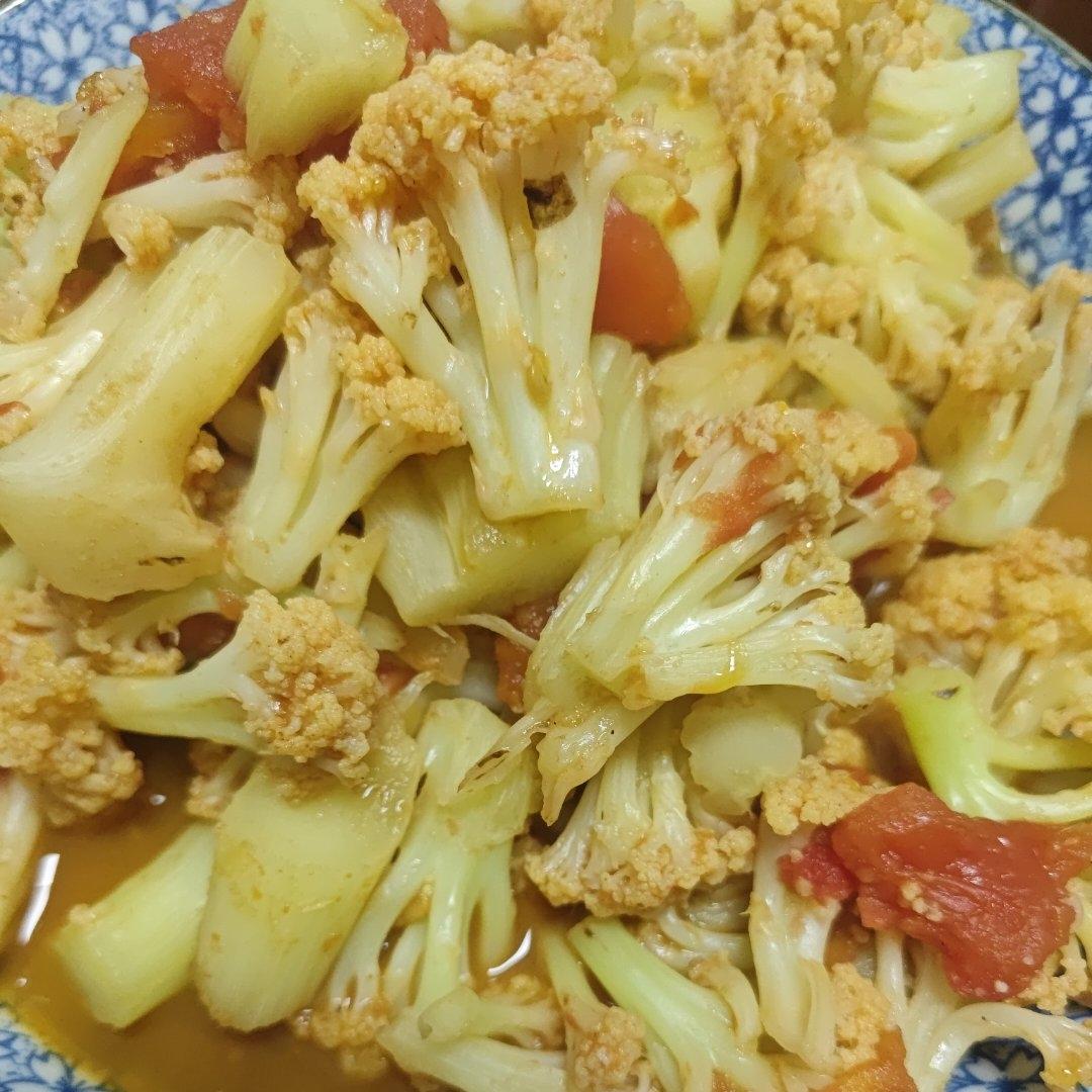 茄汁菜花(营养减脂)