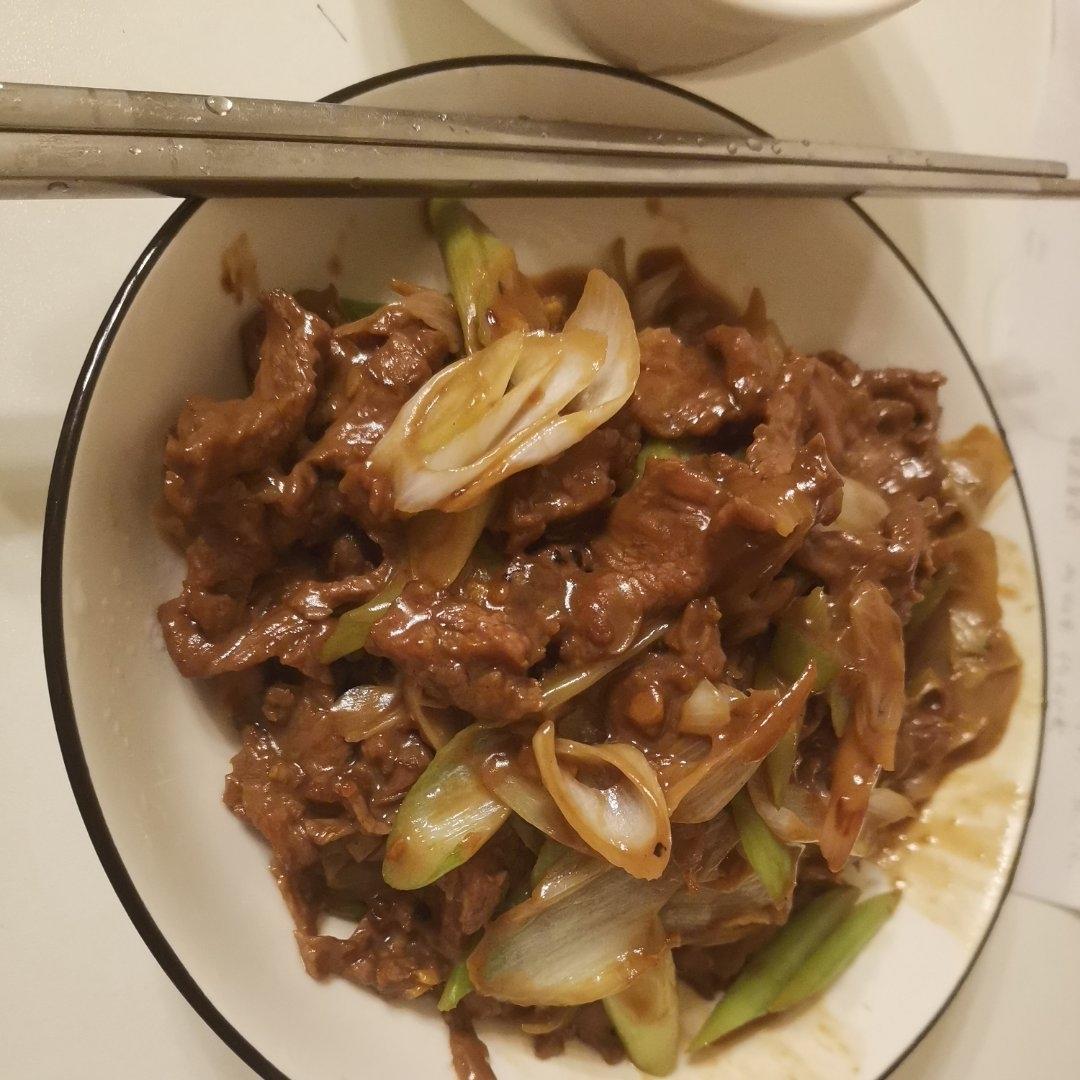 大葱炒牛肉