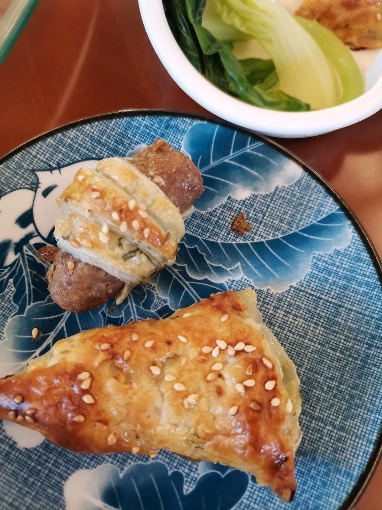 小妙招~ 巧用印度飞饼，做好各种酥派！——香蕉酥