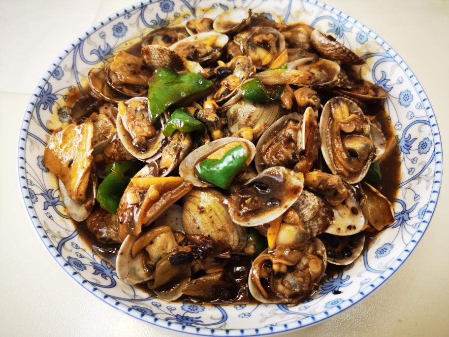 豉汁炒花甲的做法