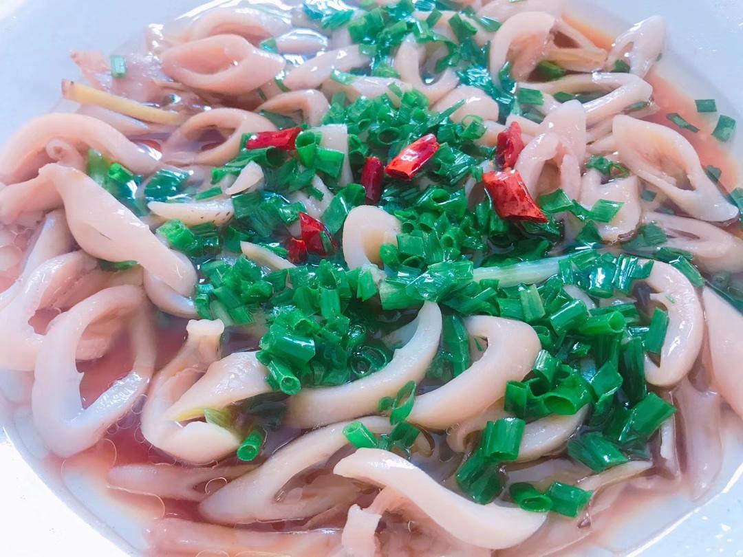 葱油拌海肠