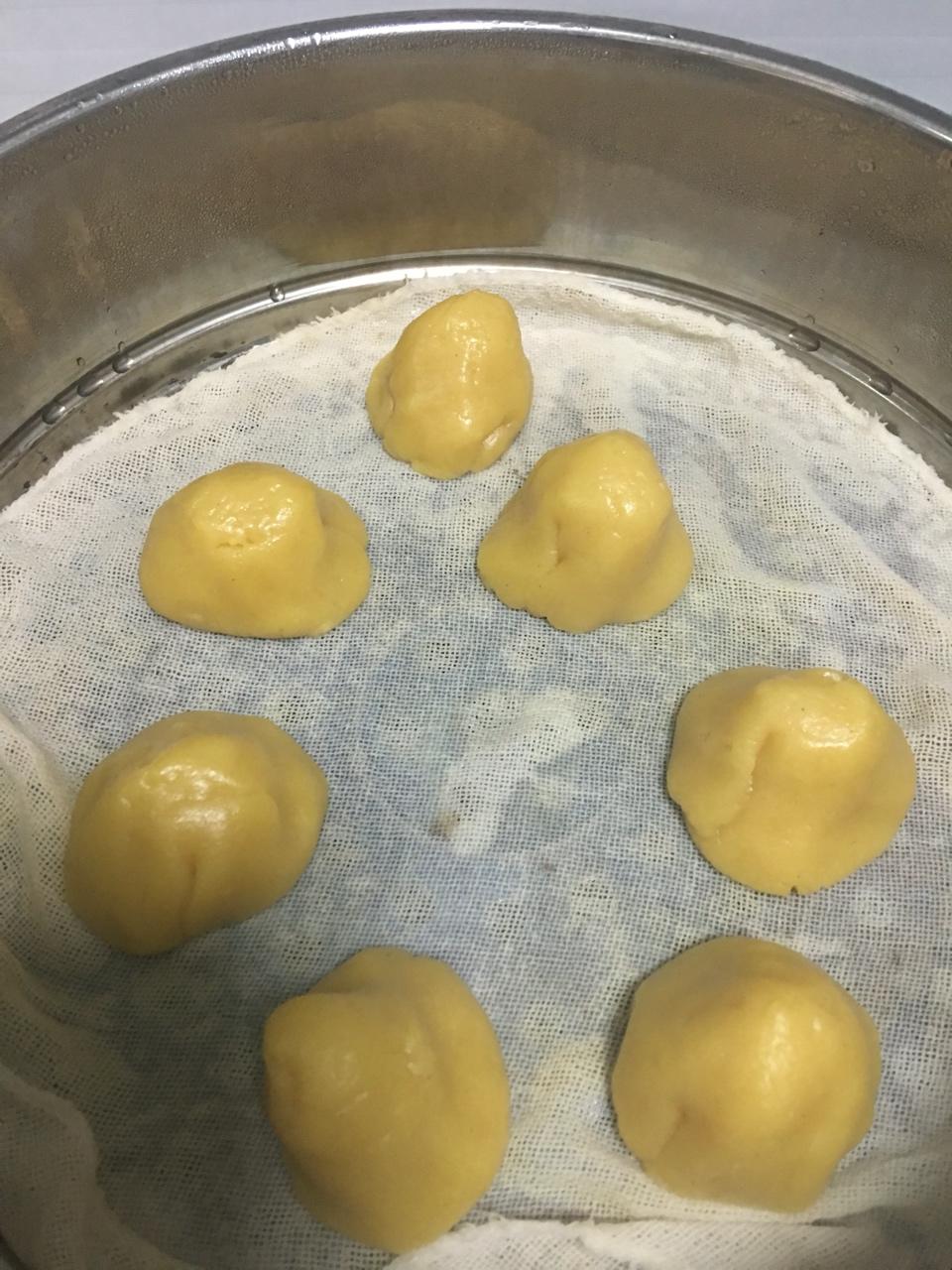 奶香糯米窝窝头