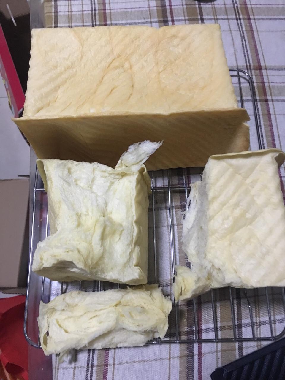 夺命软吐司(๑´ڡ`๑)超软拉丝极速方便的一次发酵吐司