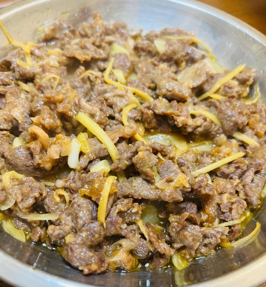 超好吃的蒸牛肉饼～我妈妈的私人菜谱！+松下jk180蒸烤箱