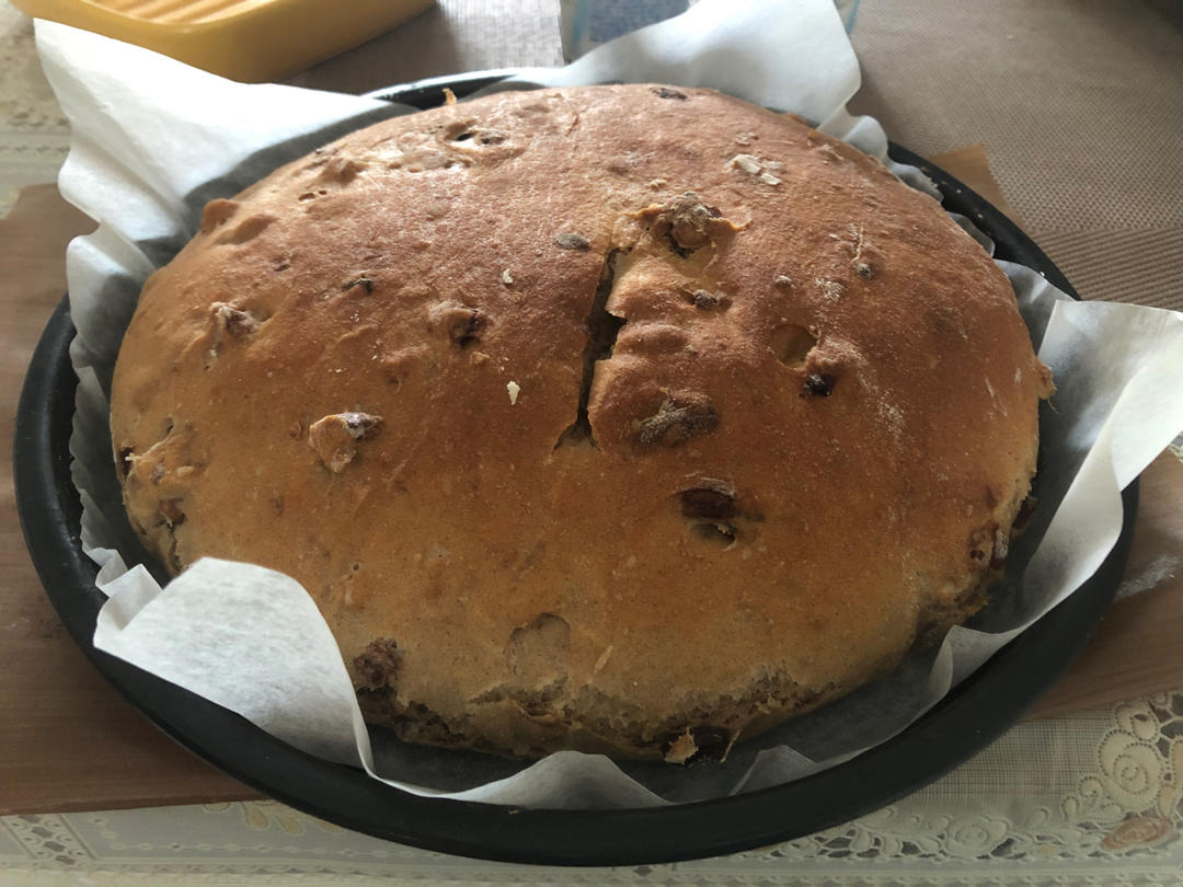 德国婆婆秘方·只多一料·香得上天的全麦核桃蔓越欧包