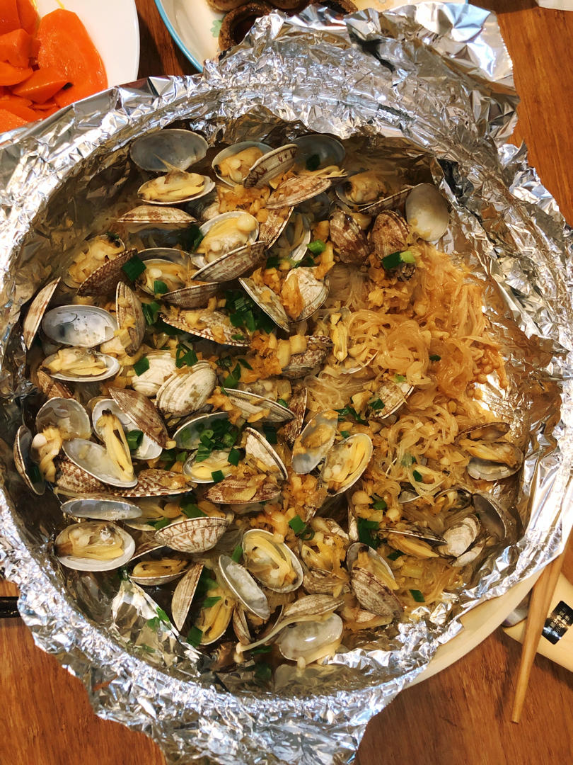 宵夜必点的锡纸花甲