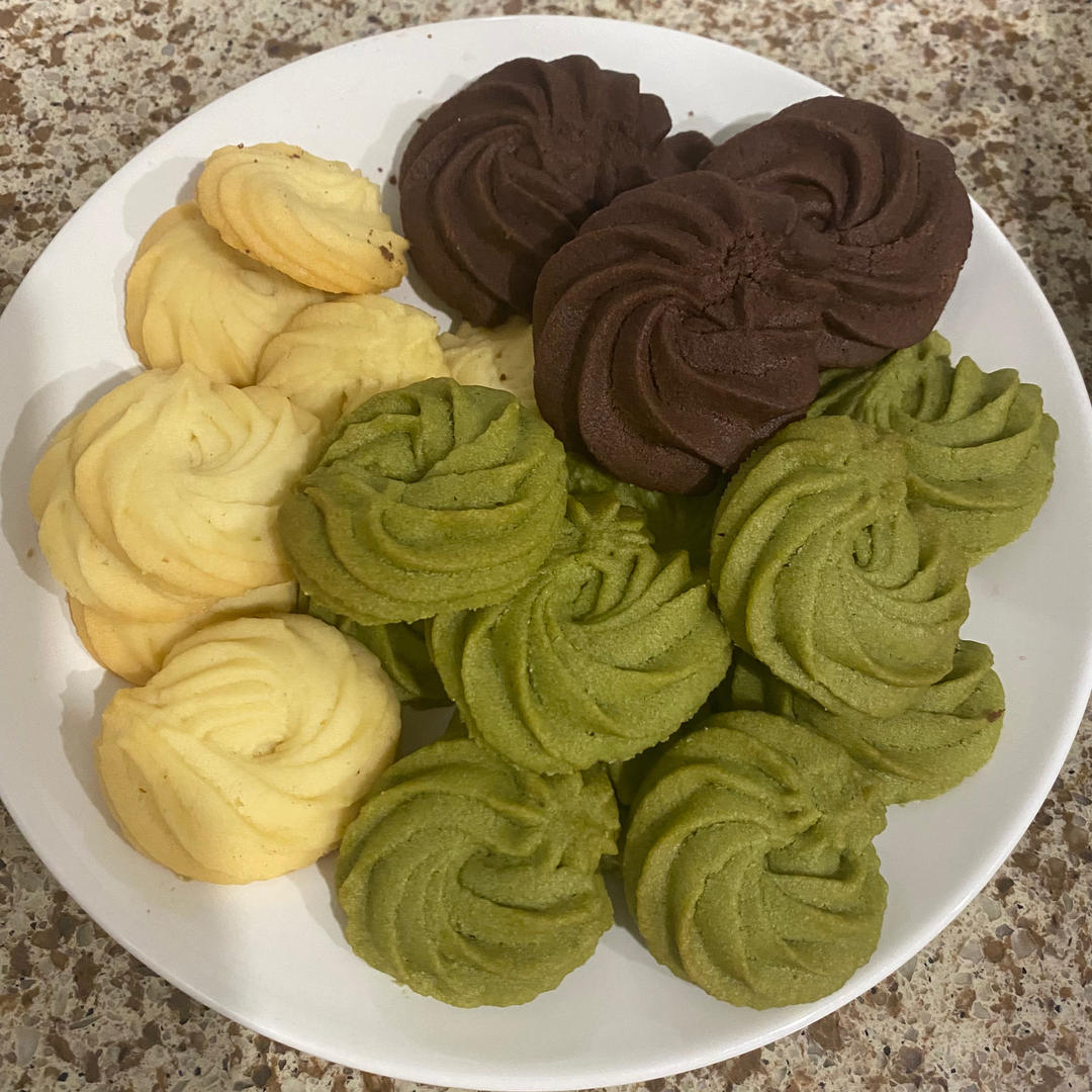 零失败花纹超级立体的黄油曲奇