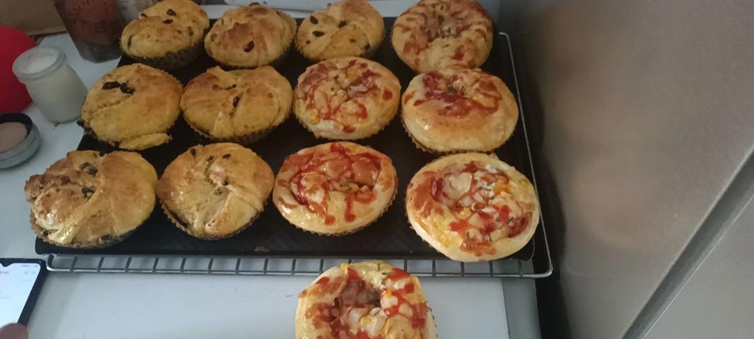🍕披萨面包卷｜一次发酵｜方便快手