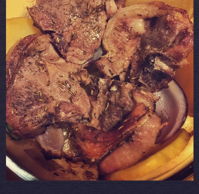 迷迭香原汁烤羊排