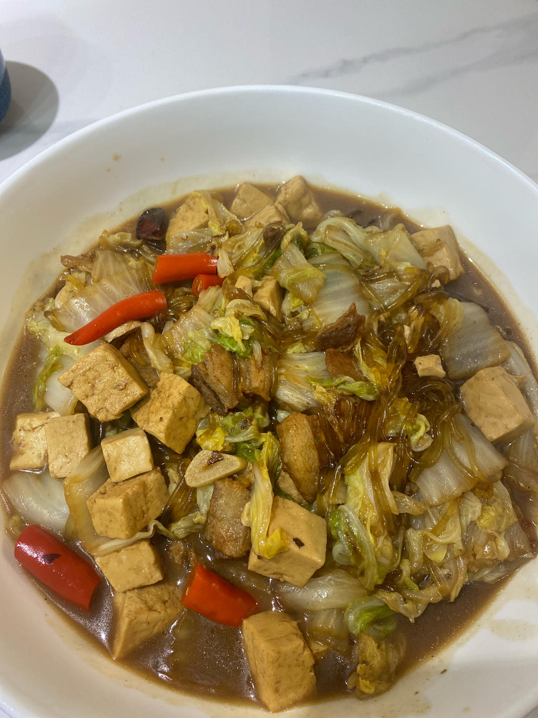 冬季最爱的家常菜！大白菜炖大豆腐或干豆腐