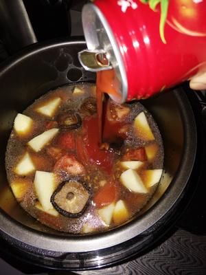 番茄炖牛腩（压力锅版）的做法 步骤10
