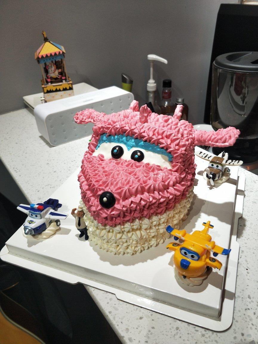 一个人的世界_xbfy做的超级飞侠-乐迪蛋糕