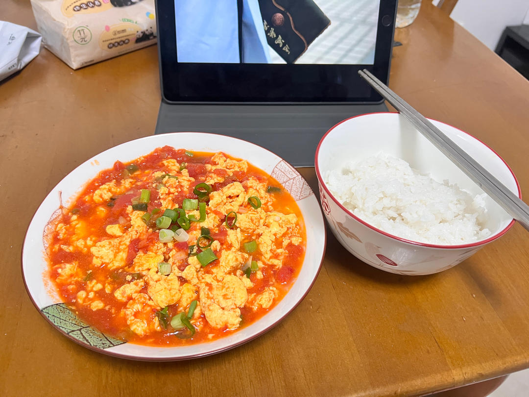 超嫩滑的番茄炒蛋