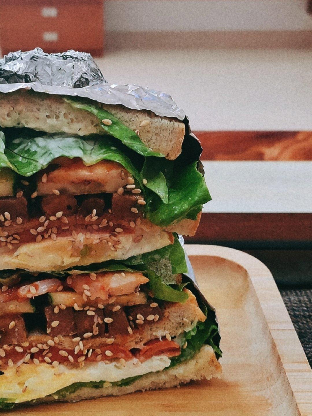 超厚超满足的沼三明治