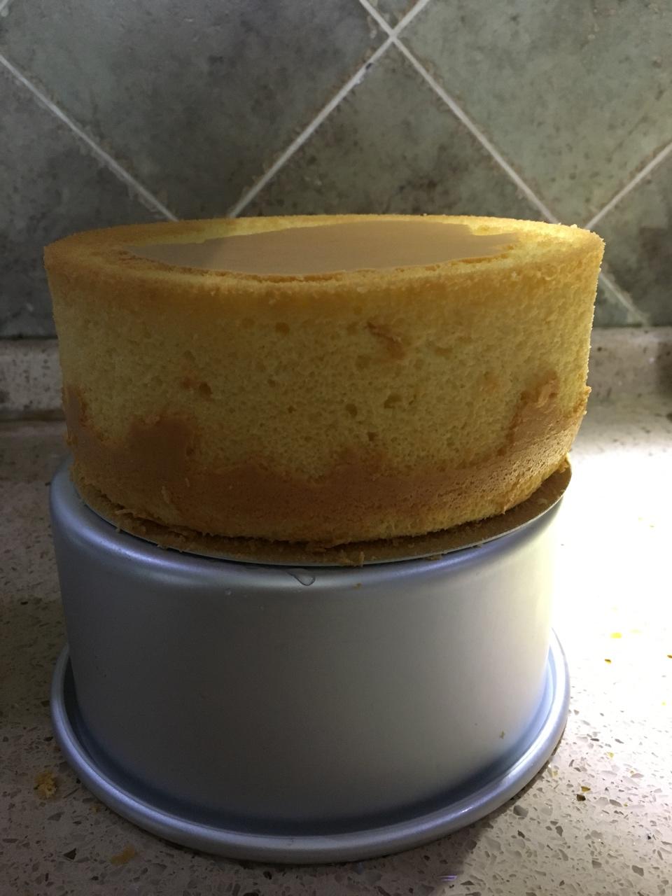 6寸原味戚风蛋糕