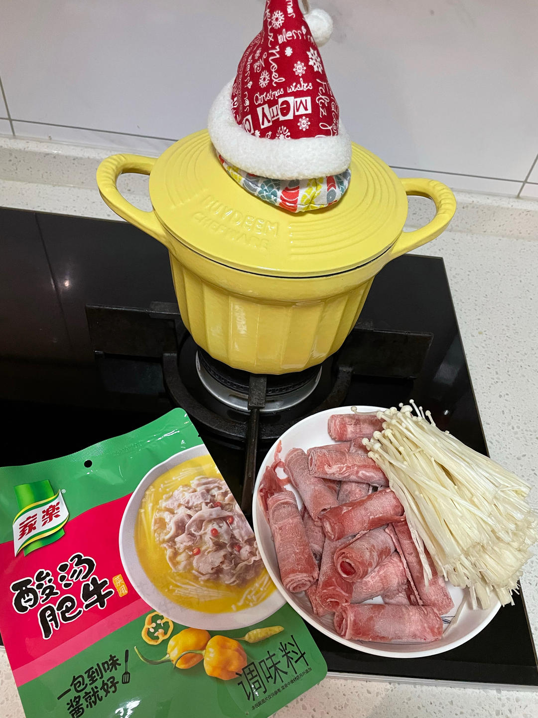 槐花丸子【3月北鼎珐琅铸铁锅食谱】